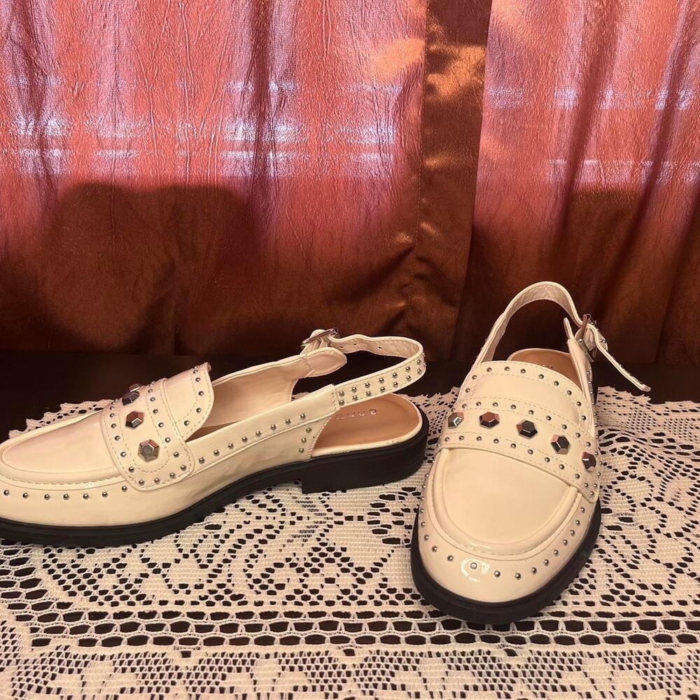 WHITE BAMBOO LOAFERS